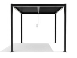 Primrose Living Deluxe Charcoal Veranda With Louvered Shutter Roof 3M X 3M - thumbnail 6