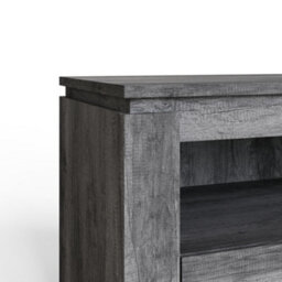 Canyon Charcoal Grey 2 Drawer Tv Unit - thumbnail 7