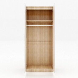 White 2 Door Wardrobe With Mirror High Gloss Bedroom Furniture Storage - thumbnail 6