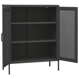 Vidaxl Storage Cabinet Anthracite 80X35X101.5 Cm Steel - thumbnail 4