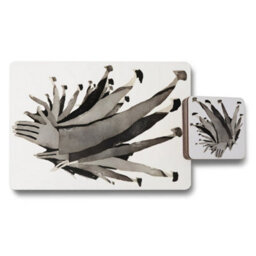 Benjamin Tate Design Placemat And Coaster Set With Wood Bottom And Designer Artwork Limited Edition Collection - thumbnail 1