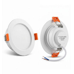 3.5 Inch Led Recessed Ceiling Lights 3W 10 Pack Cool White 6400K Adjustable Flush Mount Panel Lamp For Bathroom Kitchen - thumbnail 1