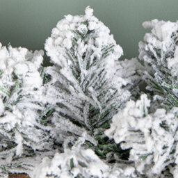 Samuel Alexander 2.7M Imperial Snowy Christmas Garland With 180 Tips - thumbnail 4