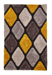 Noble House Nh9247 Grey Yellow Rug By Think Rugs-120Cm X 170Cm - thumbnail 3