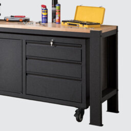 Pinnacle Professional Heavy Duty Lockable Garage Utility Workshop Metal Tool Cabinet, Secure Drawers & Shelves (100Cm Wide) - thumbnail 7