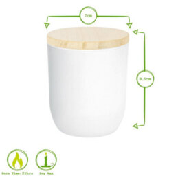 Nicola Spring White Soy Wax Scented Candle - 130G - Coconut & Lime - thumbnail 3