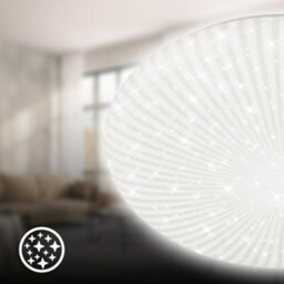 Briloner Led Ceiling Light Round Living Room Starry Sky Effect Neutral White 38Cm, 20W, 2400Lm - thumbnail 3