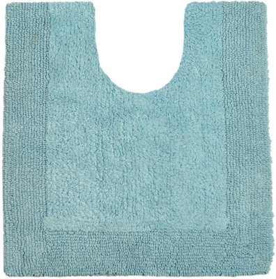 Allure Bath Fashions Elegance Reversible Heavyweight Pedestal Mat - Duckegg - image 1