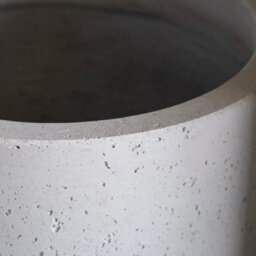 Jōbū Jobu Home - 55Cm Large Cylinder Planter For Bushes And Feature Plants - 93L Aurella - White Mist (White Off-White Cream) - thumbnail 6