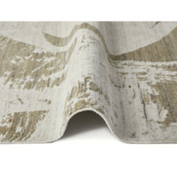 Beige Abstract Wool Modern Luxurious Easy To Clean Abstract Dining Room Bedroom And Living Room Rug -366Cm X 457Cm - thumbnail 2