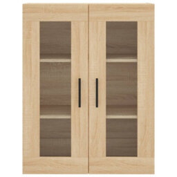 Berkfield Highboard Sonoma Oak 69.5X34X180 Cm Engineered Wood - thumbnail 6