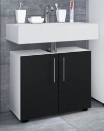 Vcm Wooden Underfloor Cabinet Flandu Ll Swivel Doors - thumbnail 3