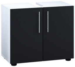 Vcm Wooden Underfloor Cabinet Flandu Ll Swivel Doors - thumbnail 1