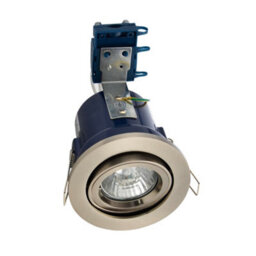 Litecraft 2 Pack Satin Chrome Modern Ip20 Fire Rated Adjustable Downlights - thumbnail 6