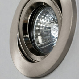 Litecraft 2 Pack Satin Chrome Modern Ip20 Fire Rated Adjustable Downlights - thumbnail 5