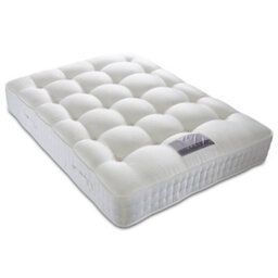 Divan Base Direct Dura Beds Classic Wool 800 Pocket Sprung Divan Bed Set 5Ft King Large End Drawer- Chenile Navy - thumbnail 2