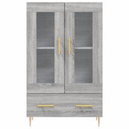 Berkfield Highboard Grey Sonoma 69.5X31X115 Cm Engineered Wood - thumbnail 6
