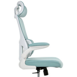 Beliani Modern Desk Chair Solis Blue - thumbnail 7