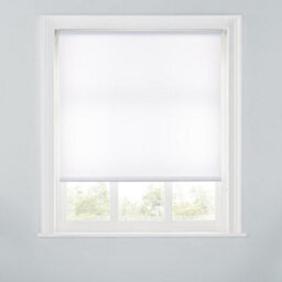 A.unique Home Premium Trimmable Daylight Roller Window Blind - Light Filtering Fabric - 5Ft - White - 150Cm (W) X 170Cm (L) - thumbnail 1