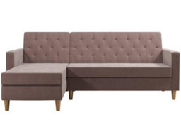Dorel Liberty Sectional Futon With Storage Pink - thumbnail 5
