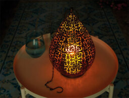 Netagon Garden Outdoor Palmyra Usb Rechargeable Led Hanging Light Lamp- Bronze - thumbnail 3