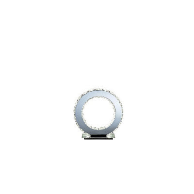 Luminosa Lighting Luminosa Galaxy Table Round 10W Led 6000K Polished Chrome/crystal - image 1