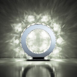 Luminosa Lighting Luminosa Galaxy Table Round 10W Led 6000K Polished Chrome/crystal - thumbnail 2