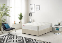 Somnior Beds Somnior Tweed Natural Memory Foam Divan Bed With Mattress And 2 Drawers  - Small Double - thumbnail 2