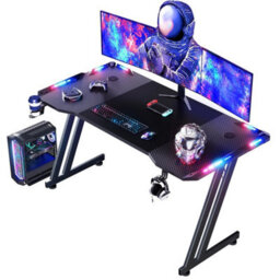 120X60Cm Led Gaming Desk Computer Table Workstations - thumbnail 1