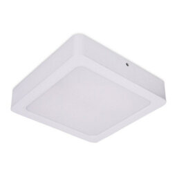 Valuelights Lacey White Square Ip44 Bathroom Flush Or Recessed Integrated Led Ceiling Light - thumbnail 4