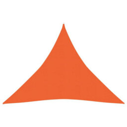 Berkfield Sunshade Sail 160 G/m2 Orange 4X4X4 M Hdpe