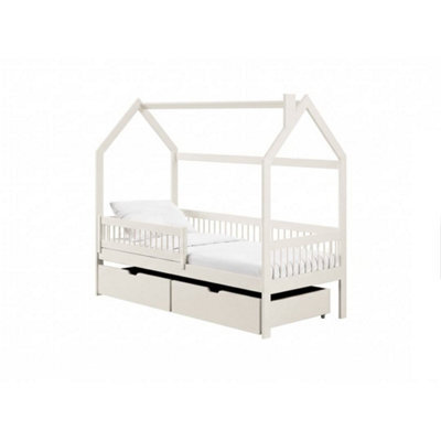Arten Oskar Cotton 90 X 190Cm Single Bed With Removable Guardrail And 2 Drawers - Foam Bonnell Mattress Included - image 1