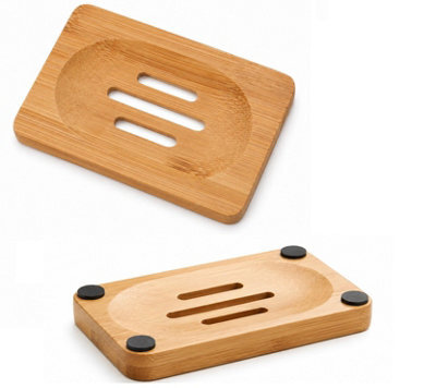 Divchi Natural Bamboo Soap Dish Holder