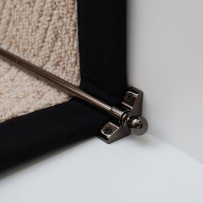RainbowHome Imperial Black Nickel Stair Rod 72.5Cm - Pack Of 12 - image 1