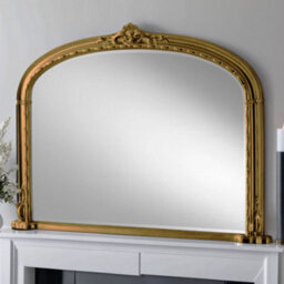 Yearn Overmantle Mirror Arched 127(W) X 89Cm(H) Gold Victorian Mirror