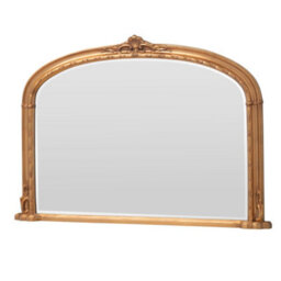 Yearn Overmantle Mirror Arched 127(W) X 89Cm(H) Gold Victorian Mirror - thumbnail 3