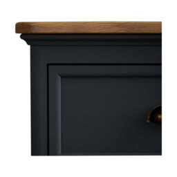 Furniture 48 Ashton Oak And Blue Painted 2 Over 3 Chest Of Drawers - thumbnail 5