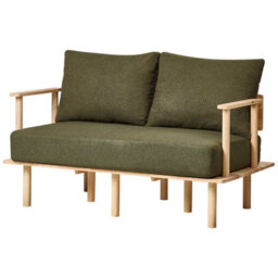 Beliani Living Room Set 3 Seater Asker Boucle Dark Green - thumbnail 6
