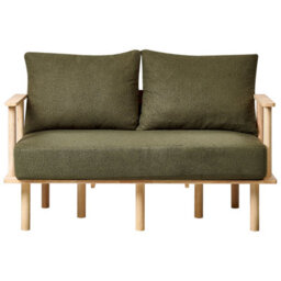 Beliani Living Room Set 3 Seater Asker Boucle Dark Green - thumbnail 5