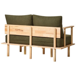 Beliani Living Room Set 3 Seater Asker Boucle Dark Green - thumbnail 7