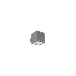 Ideal Lux Snif Square 1 Light Outdoor Up Down Wall Light Anthracite, Putty Ip44, G9 - thumbnail 1