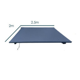 Jack Stonehouse 2.5 X 2M Manual Awning For Window, Doors, Patio, Garden - Retractable Sun Shade Canopy Shelter With Crank Handle & Fixings - Grey - thumbnail 3