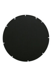 Mirroroutlet The Typis White Metal Edged Circular Wall Mirror With White Flower Decals 80Cm Diameter - thumbnail 5