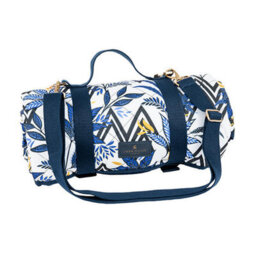 Sara Miller London Sara Miller By Navigate 140 X 140Cm Picnic Blanket Blue & White - thumbnail 1