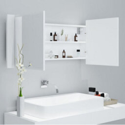 Walplus Led Bathroom Mirror Cabinet White 100X12X45 Cm Acrylic - thumbnail 8