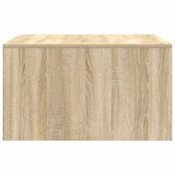 Berkfield Coffee Table With Drawers Sonoma Oak 70.5X70X40 Cm - thumbnail 7