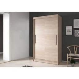 Arte Modern Neomi 4 Oak Sonoma Sliding Door Wardrobe W1200mm H2000mm D610mm With Six Compartments - thumbnail 1