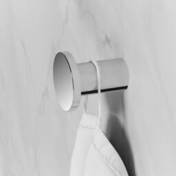 Cosmic Towel Hook, Robe Hook, Coat Hook, Chrome Gloss, Wall-Mounted, 4 Cm. Kubic Collection - thumbnail 3