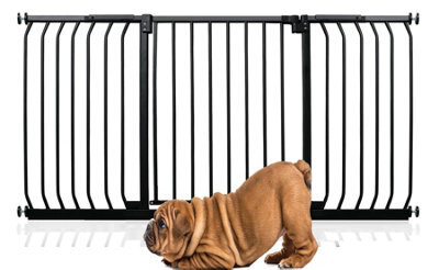 Bettacare Elite Pressure Dog Gate, 143Cm - 152Cm, Matt Black, Pressure Fit Pet Gate For Dog And Puppy - image 1