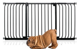Bettacare Elite Pressure Dog Gate, 143Cm - 152Cm, Matt Black, Pressure Fit Pet Gate For Dog And Puppy - thumbnail 1